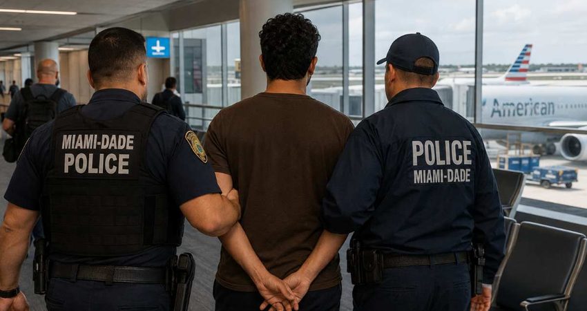 Iba a volar a Cuba y terminรณ arrestado tras decir que llevaba una bomba en el Aeropuerto de Miami cubanomia
