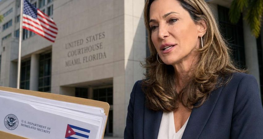 María Elvira Salazar critica el trato dado a los cubanos con I-220A: “Les dieron un papel que no servía” cubanosi220a