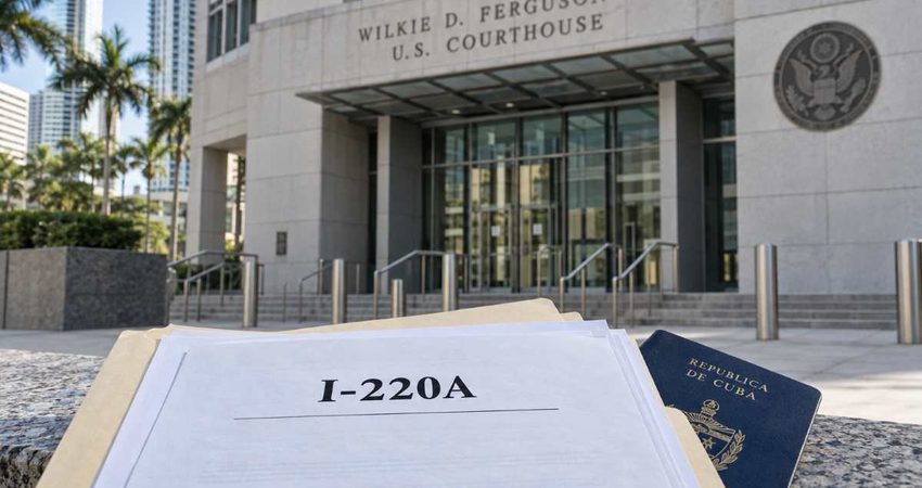 Caso de cubanos con I-220A avanza en Miami: Gobierno deberá responder antes del 9 de octubre cubanosi220acorte