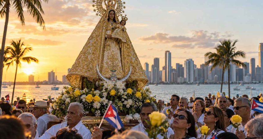 Miami se prepara para celebrar a la Virgen de la Caridad: estos son el lugar y los horarios de la misa cubanosvirgen