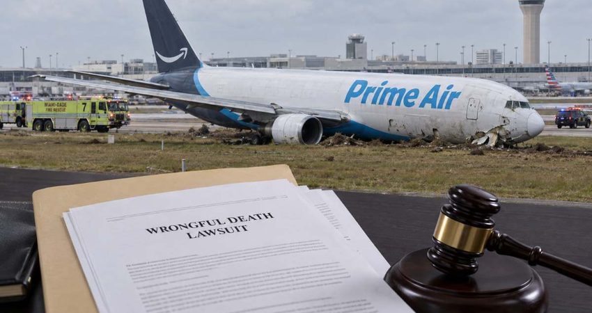 Esposa de cubano fallecido presenta demanda contra Amazon tras accidente aéreo en Miami demanda