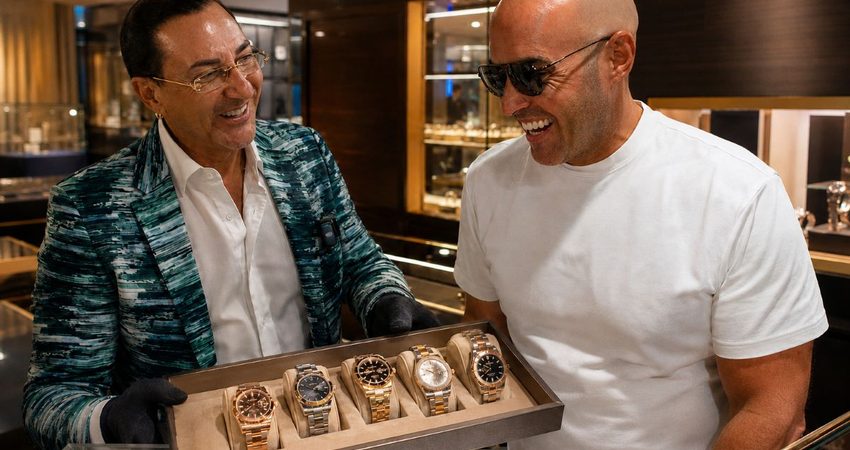 Multimillonario cubano llega a una joyería para comprar varios relojes de lujo empresarios cubanos