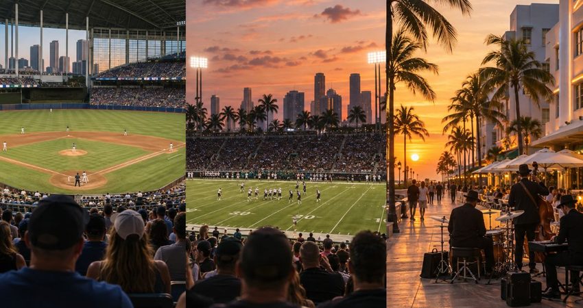 Miami se llena de planes este fin de semana: Marlins, Hurricanes, boxeo y eventos gratis frente al mar eventos en miami