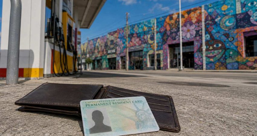 Artista cubano pierde su green card en Wynwood y pide ayuda desesperadamente para recuperarla greencard
