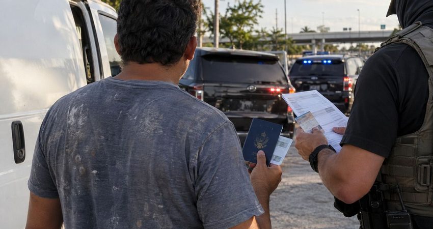 Madre cubana con I-220A relata como ICE interceptó a su esposo en Florida y lo liberaron tras revisar sus documentos inmigrante