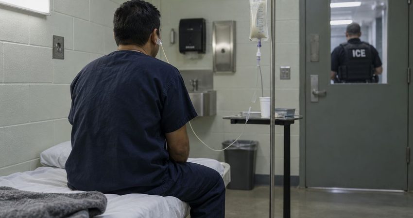 ICE utilizó una sonda nasal para alimentar a un cubano que se declaró en huelga de hambre en un centro de detención inmigrante en huelga de hambre