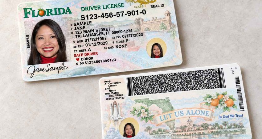 Así luce la nueva licencia de Florida: los símbolos y la historia detrás de su diseño licencia