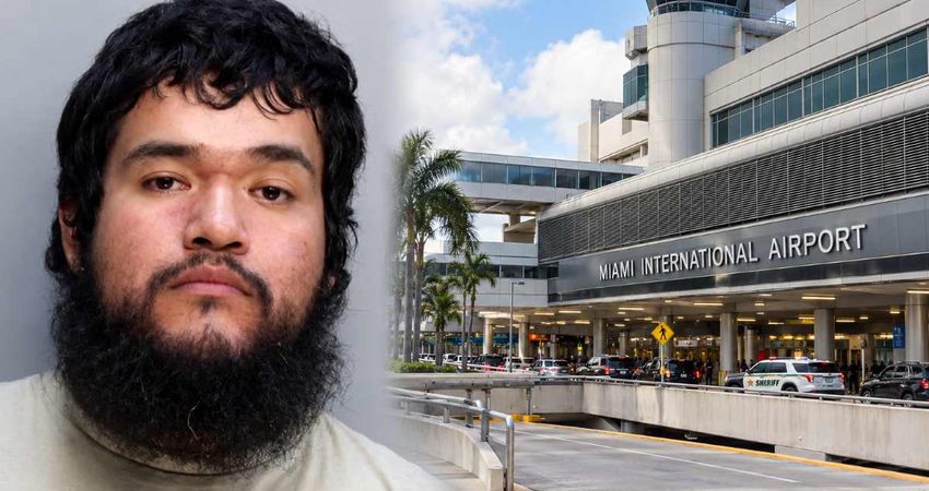 Identifican al detenido por los disparos en el aeropuerto de Miami: había sido arrestado antes en el aeropuerto de Los Ángeles mia-aeropuerto