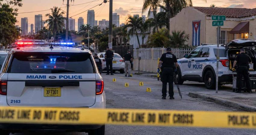 Dos muertos y dos heridos tras violento tiroteo en La Pequeña Habana miamipolicia