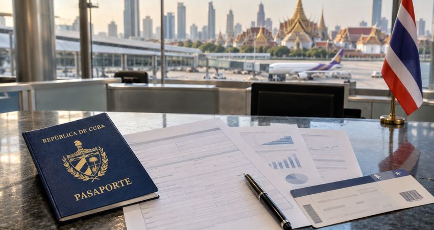 Fin a la entrada libre: Tailandia cambia sus requisitos para los viajeros cubanos y pide demostrar solvencia econรณmica pasaporte