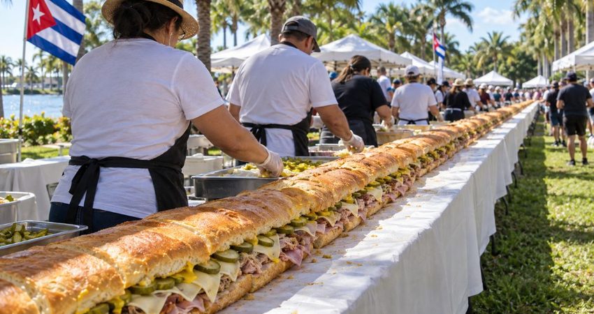 PrepararƔn en Florida el sƔndwich cubano mƔs largo del mundo por una causa solidaria sandwichh cubano
