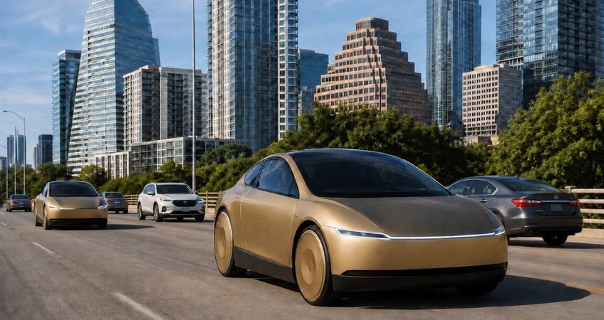 Austin se convierte en el gran laboratorio de los Cybercabs de Tesla tesla