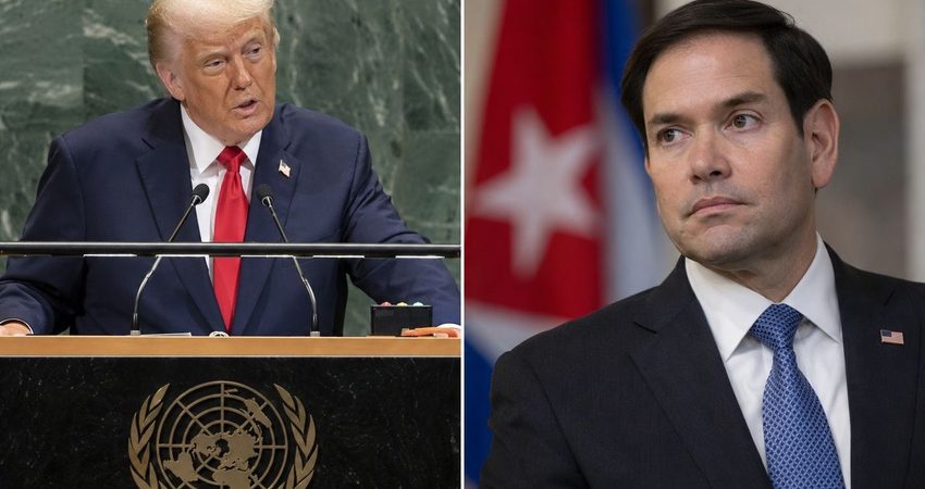 Trump afirma ante la ONU que Marco Rubio negocia con Cuba: «Veremos qué sucede» trump-rubio-negociaciones-cuba-onu-1200×800