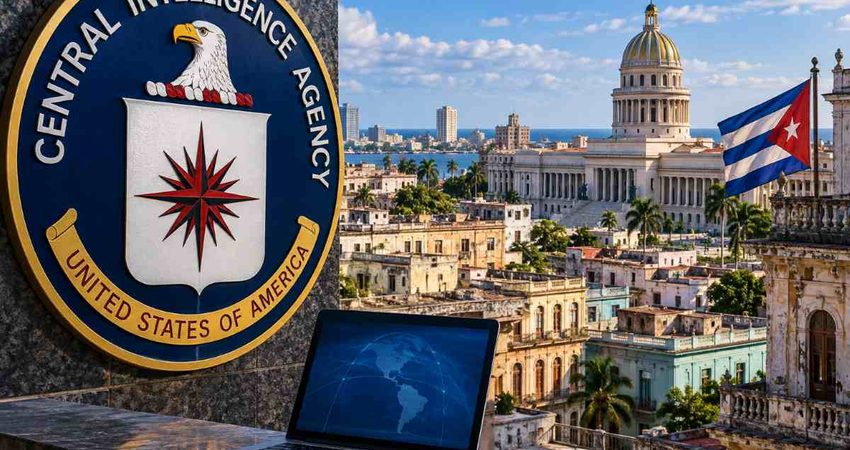 La CIA busca informantes en Cuba y publica una guía en español para contactarla CIA Seal Over Havana Skyline