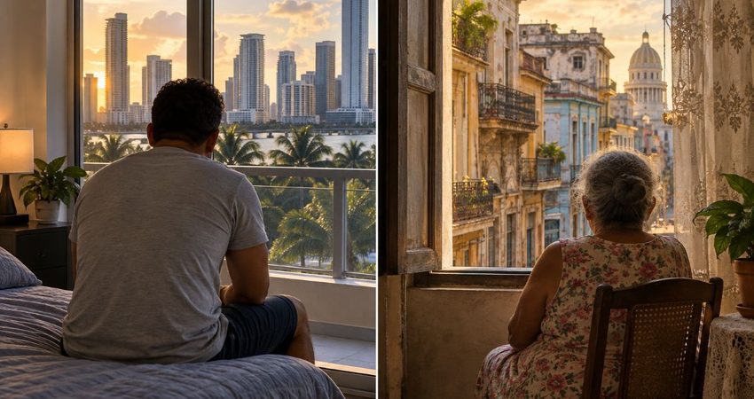 "Aquí no soy feliz": cubano cuestiona su vida en Estados Unidos mientras aplaza regresar a Cuba para estar con su madre Entre Miami y La Habana