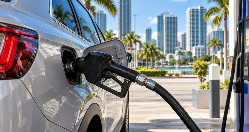 Gasolina baja casi 30 centavos en Florida: Miami siente el alivio y otras ciudades vuelven a quedar por debajo de $4 Gasolina más barata en Miami