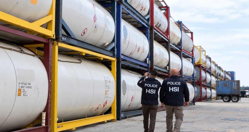 EE.UU. intercepta 620.000 galones de combustible destinados a Cuba y valorados en casi 3 millones de dólares HSI officers among port fuel tanks