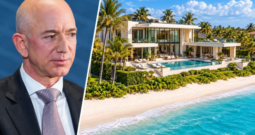 Golden Beach rompe su récord inmobiliario con una venta millonaria vinculada a Bezos Jeff Bezos y mansión frente al mar