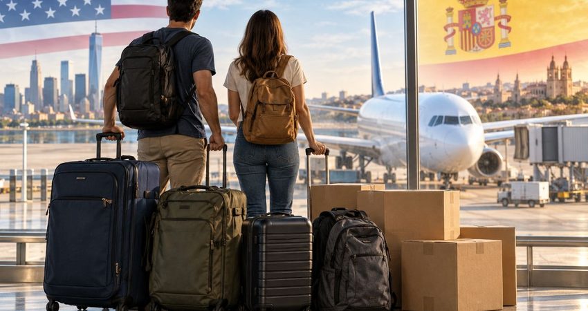“Una mudanza cuesta”: cubana revela el gasto que tuvo que hacer para mudarse de Estados Unidos a España Maletas y cajas rumbo a España
