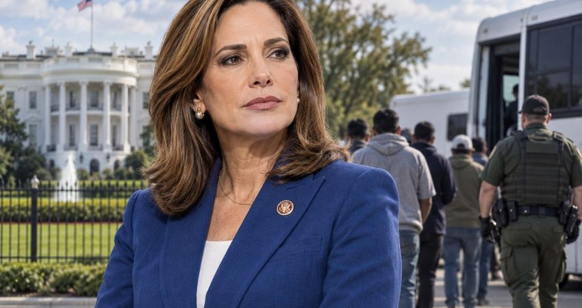 Deportaciones y presión electoral: Salazar eleva el tono contra la política migratoria de Trump María Elvira Salazar ante la Casa Blanca