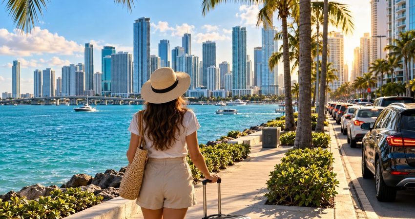 “Algo especial debe tener esta ciudad”: cubana defiende Miami frente a las críticas por sus altos costos Miami entre palmeras, bahía y tráfico