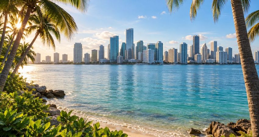 Miami supera a otras ciudades de EEUU y entra al top 10 mundial de destinos más relajantes Miami, la ciudad más relajante de América