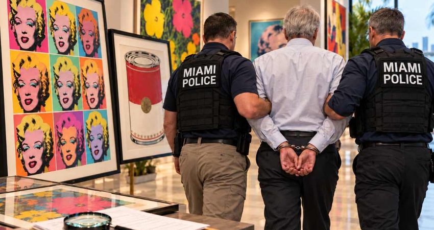 Vendía falsos Andy Warhol en Miami: galerista recibe casi cuatro años de prisión por fraude millonario Miami police patches on tactical vests