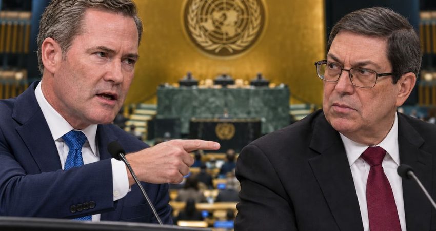 “No puede silenciarme”: Mike Waltz increpa al canciller cubano Bruno Rodríguez durante tenso debate en la ONU Mike Waltz señala a Bruno Rodríguez