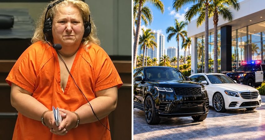 Más de $222,000 en vehículos: investigan presunto fraude de una mujer de 72 años en Miami-Dade Mujer en tribunal, autos y patrulla