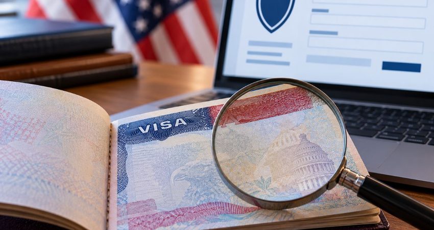 Departamento de Estado pide denunciar el fraude y uso indebido de visas en nueva plataforma Pasaporte, lupa y formulario de denuncias