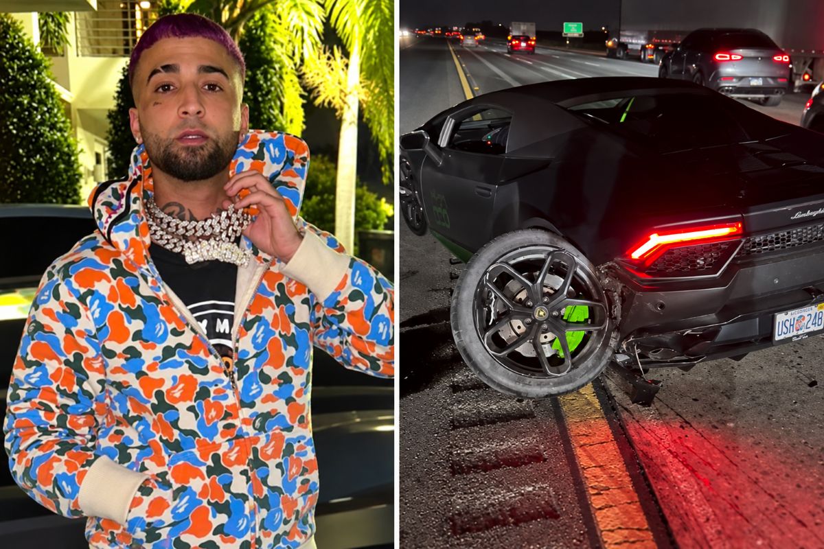 Cuban Rapper Ovi Crashes Another Lamborghini in Los Angeles