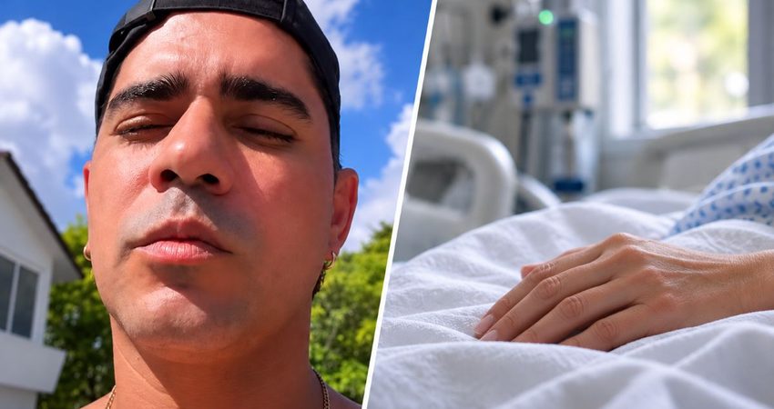"No te preocupes, mi amor. Estoy orgullosa de ti": Baby Lores comparte conmovedor mensaje que le envió su madre desde Cuba Retrato y mano en cama hospitalaria