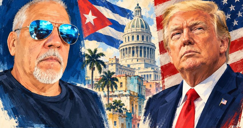 Armando Tomey teme que Trump pacte con La Habana y deje intacto al régimen: "Promete y no hace nada o lo enreda todo" Retratos ante el Capitolio de La Habana