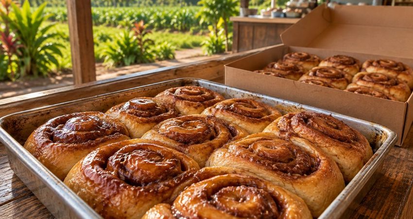 Knaus Berry Farm reabre en Miami-Dade con una nueva regla para comprar sus famosos rollos de canela Rollos de canela recién horneados