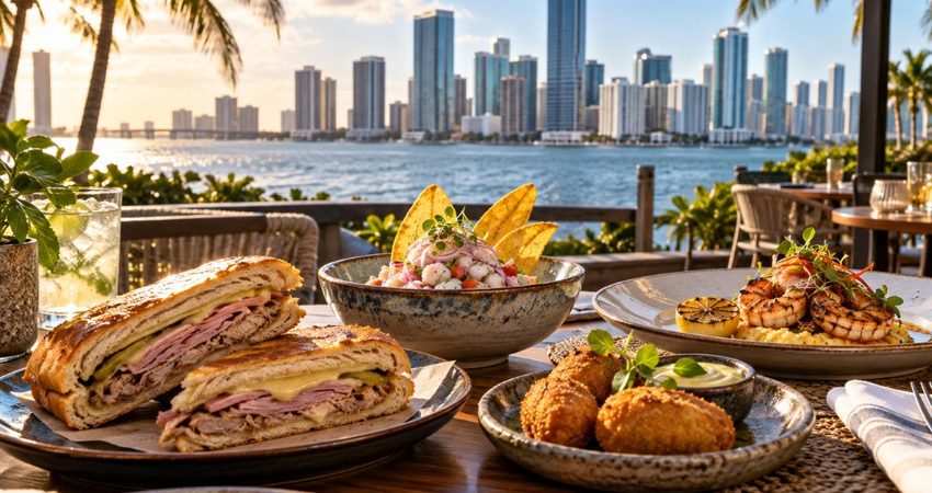 Miami lidera el ranking gastronómico de Estados Unidos en 2026, pero queda rezagada en precios Sabores de Miami frente al skyline