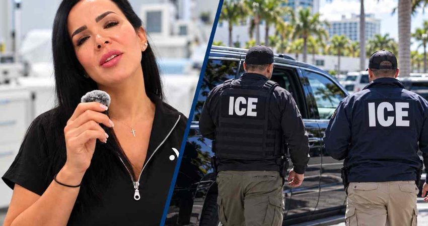 Empresaria venezolana con asilo pendiente es detenida en Doral: su hijo pide ayuda ante el temor de una deportación Venezuelan businesswoman and ICE agents