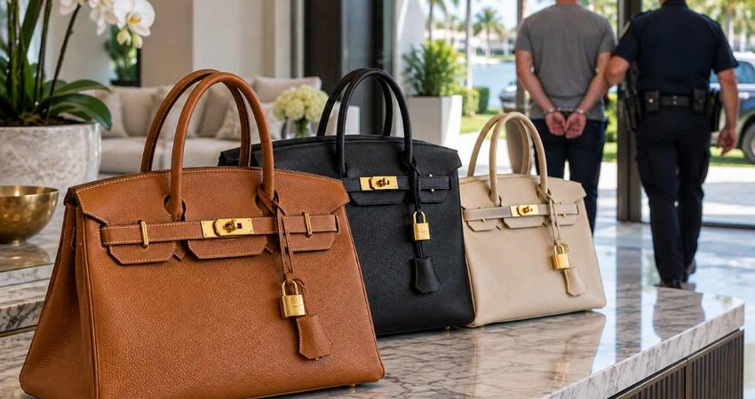 Robo de bolsos por más de $271 mil a influencer en el Sur de Florida: arrestan a un sospechoso tras un error policial arrestoborward