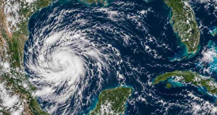 Se forma la depresión tropical Nueve en el Golfo: podría convertirse en un huracán categoría 2 depresion