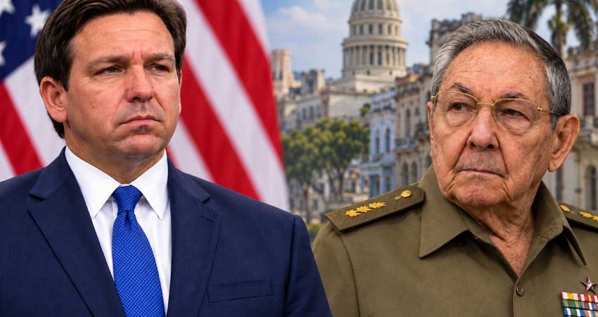 DeSantis y fiscal de Florida anuncian conferencia en Miami sobre orden de arresto contra Raúl Castro floridacastro