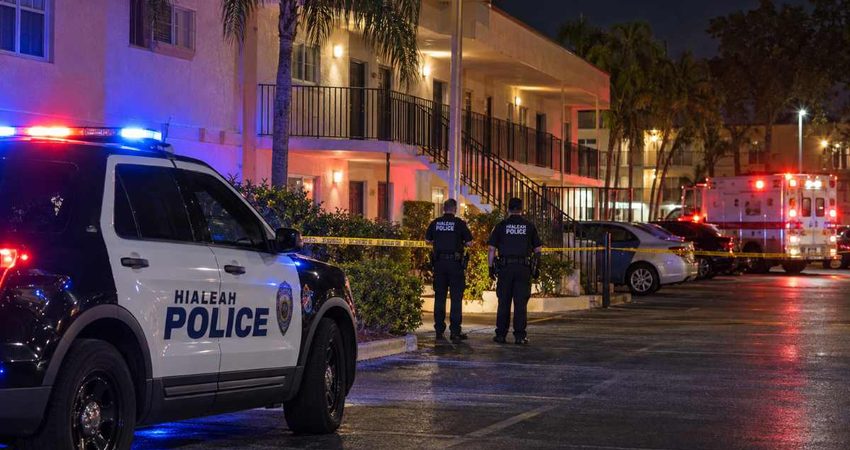 Tiroteo en un apartamento de Hialeah deja dos hospitalizados; uno fue trasladado por aire al Jackson Memorial hialeahpolicia