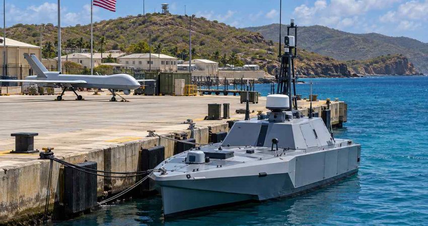 EE.UU. despliega sistemas no tripulados en Guantánamo y prepara un centro de guerra autónoma usadrones